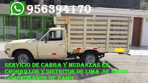 Servicio de carga y mudanzas en camion pequeño en CHORRILLOS